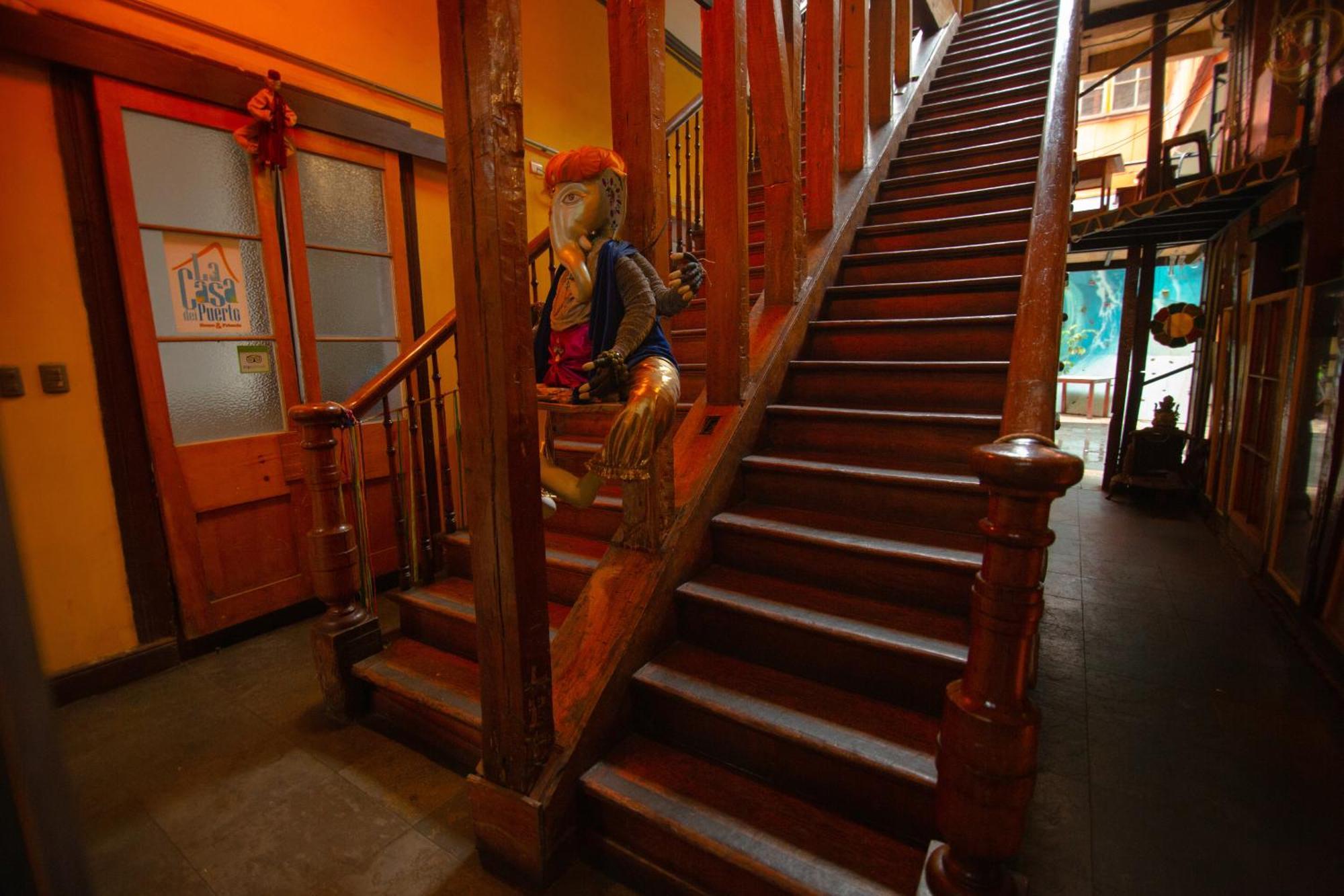 La Casa Del Puerto, Hostal Cultural, Cerro Alegre Valparaíso Екстериор снимка